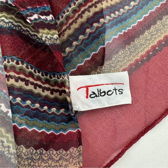 Talbots 100% Silk Scarf - Picture 3 of 5